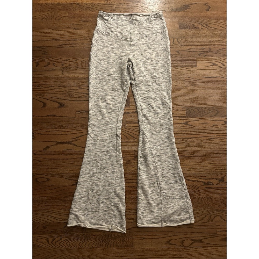 Free People Gray Flared Leggings